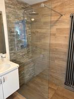 Douchewand, regendocuhe, wastafelmeubel, Doe-het-zelf en Verbouw, Sanitair, Ophalen, Gebruikt, Glas, Douche