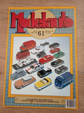 Tijdschrift Modelauto nummer 61 juli/aug. 1994 Ayrton Senna beschikbaar voor biedingen