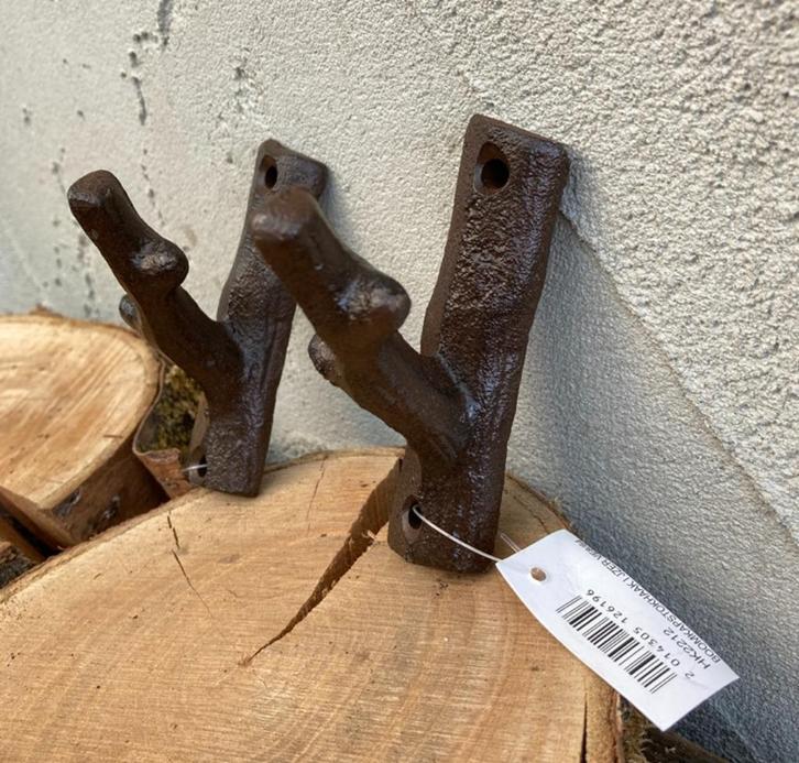 GIETIJZEREN KAPSTOKHAAK TAK NIEUW, Huis en Inrichting, Woonaccessoires | Kapstokken, Nieuw, Wandhaken, Minder dan 100 cm, Metaal