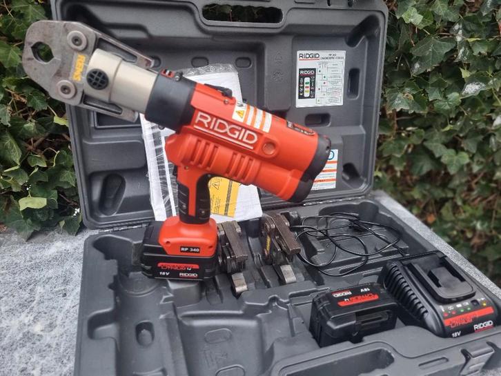RIDGID Accu Perstang set, Doe-het-zelf en Verbouw, Gereedschap | Handgereedschap, Zo goed als nieuw, Ophalen of Verzenden