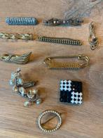 Vintage Broches Collectie, Ophalen, Gebruikt, Minder dan 4 cm, Met parel
