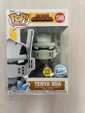 My Hero Academia Tenya iida Funko Exclusive Glow Pop beschikbaar voor biedingen