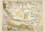 Grote landkaart Oost én West Indië ~UNIEK op POSTERFORMAAT!, Ophalen of Verzenden, 1800 tot 2000, Wereld, Landkaart