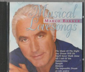 CD Musical Love Songs Marco Bakker beschikbaar voor biedingen