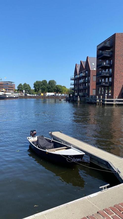 Vissersbootje sloep incl. motor // boot bootje vissen Zwolle, Watersport en Boten, Bootonderdelen, Gebruikt, Overige typen, Motorboot