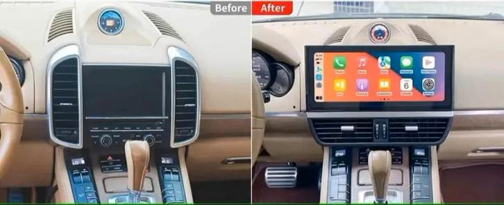 porsche cayenne 2012 navigatie carkit android 14 carplay usb, Auto diversen, Autoradio's, Ophalen of Verzenden
