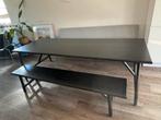 Sjoerd Vroonland Pin Table met bank, Ophalen, Gebruikt, 100 tot 150 cm, Eikenhout