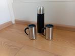 Thermoskan met 2 drinkbekers, Ophalen of Verzenden, Zo goed als nieuw