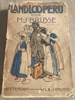 M.J. Brusse Landlooperij. Omslag van Jan Sluijters. Zeldzaam, Ophalen of Verzenden