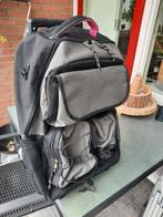 Te koop rugtas met handvat en wieltjes, Ophalen of Verzenden, Gebruikt, 30 cm of meer, Wieltjes