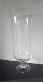 Grote glazen vaas hoogte 60 cm, Ophalen, Overige kleuren, 50 tot 75 cm, Glas