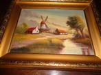 Stevens-Mooie schilderij met prachtige kader-Zie ARTO, PIRON, Ophalen of Verzenden
