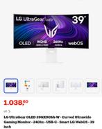 LG UltraGear 39GS95QE gaming monitor, Computers en Software, Monitoren, Ophalen of Verzenden