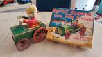 Blikken Crazy Clown with head wind mechanism Yone Japan, Ophalen
