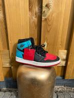Air Jordan 1 Retro High - Blauw/Rood/Zwart, Ophalen of Verzenden, Gedragen, Overige kleuren, Sneakers of Gympen