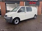 Volkswagen Transporter 2.5 TDI 340 L2 Dubbele Cabine ., Auto's, Voorwielaandrijving, Volkswagen, Wit, Origineel Nederlands