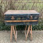 Antieke stoomkoffer / hutkoffer - decoratief meubelstuk, Ophalen