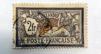 Alexandrie 1921 – 2 Fr oranje variant, Franse Post, Verzenden, Gestempeld