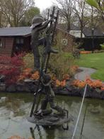 Brons beeld brandweer mannen, Ophalen, Gebruikt