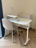 nagelstudio set te koop. Incl meubels & toebehoren., Ophalen, Bureau, Nieuw, In hoogte verstelbaar