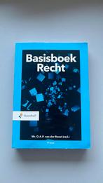 Basisboek Recht - O.A.P. van der Roest, O.A.P. van der Roest, Sociale wetenschap, Ophalen of Verzenden, Zo goed als nieuw