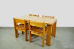 Massief grenen eettafel Ate van Apeldoorn stijl, 1970s, Huis en Inrichting, Tafels | Eettafels, Gebruikt, Scandinavisch, wabi sabi
