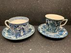 Kopjes en schoteltjes Chinese decoratie, Antieke kopjes, Ophalen of Verzenden