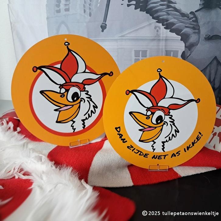 Muurbordje Tullepetaon. Tullepetaonestad carnaval Roosendaal, Verzamelen, Merken en Reclamevoorwerpen, Nieuw, Reclamebord, Ophalen of Verzenden