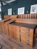 Teakhouten Zetkast., Antiek en Kunst, Ophalen