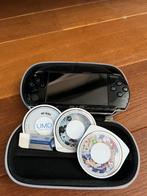 Psp met case en games (zonder accu), Online, Gebruikt, 1 speler, Ophalen of Verzenden