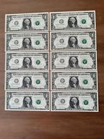 10x1 dollar 2017 usa ongebruikt kk f.19.8.n2, Ophalen of Verzenden, Noord-Amerika