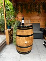 Authentiek Frans Wijnvat - Statafel/Decoratie, Ophalen, Zo goed als nieuw, Hout, 50 tot 75 cm