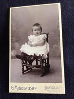 CDV, Kind, G. Middendorp, Hilversum, Carte de Visite, Ophalen of Verzenden, Voor 1940, Gebruikt, Foto