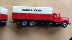SCANIA VABIS 76 MET AANHANGER TEKNO DENMARK, Hobby en Vrije tijd, Modelauto's | 1:50, Ophalen of Verzenden, Zo goed als nieuw