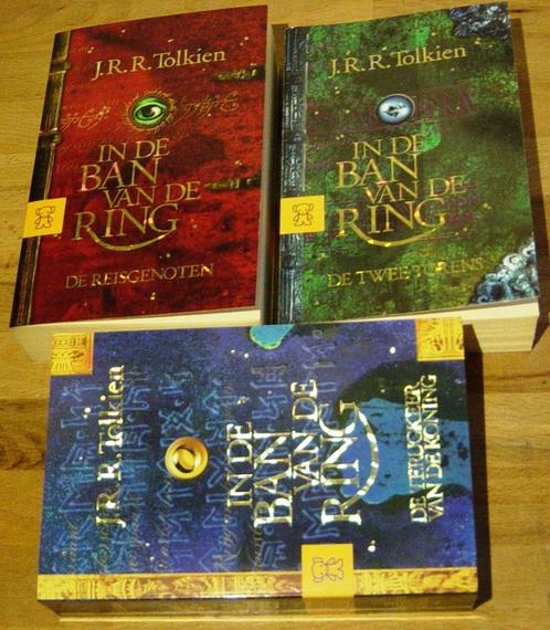 J.R.R. Tolkien. In de ban van de Ring. Deel 1,2,3. Zw.B 2005, Boeken, Science fiction, Zo goed als nieuw, Ophalen of Verzenden