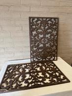 2 stuks Gietijzeren Deurmat/Ornament - 54x36cm, Ophalen of Verzenden, Gebruikt