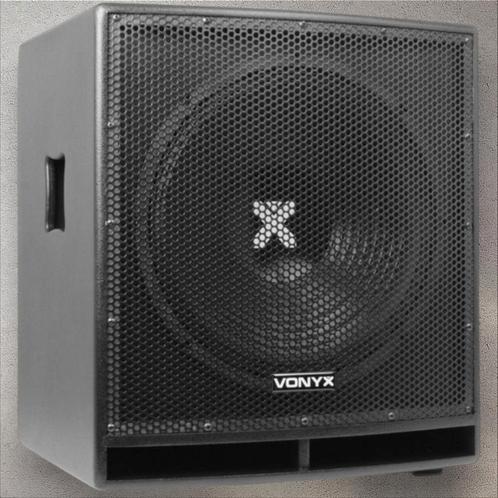 Subwoofers Vonyx 2 stuks, Audio, Tv en Foto, Luidsprekers, Zo goed als nieuw, Subwoofer, 120 watt of meer, Overige merken, Ophalen