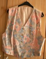 hesje beige-blauw-rose, Ophalen, Zo goed als nieuw, Maat 38/40 (M), Beige