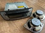 Originele Radio/CD-speler + 2 speakers Peugeot/Citroen, Auto diversen, Ophalen of Verzenden, Zo goed als nieuw