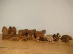 Vintage houten dieren, Ophalen of Verzenden, Beeldje of Figuurtje