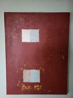 Hubert de Boer - Abstract - Acryl op Hout, Antiek en Kunst, Ophalen