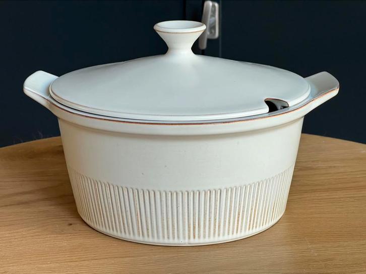 Fris Edam dekschaal schaal terrine vintage retro, Antiek en Kunst, Antiek | Keramiek en Aardewerk, Ophalen of Verzenden
