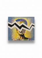 Kleurrijk Expressionisme Abstract Portret schilderij, Antiek en Kunst, Kunst | Schilderijen | Klassiek, Ophalen of Verzenden