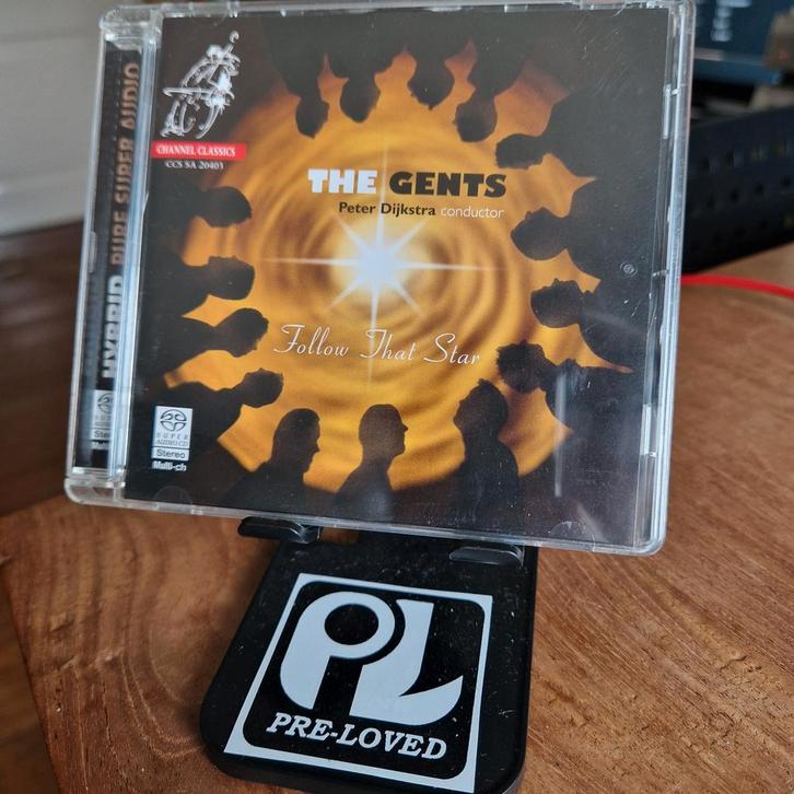 The Gents - Follow That Star (SACD), Cd's en Dvd's, Cd's | Klassiek, Gebruikt, Vocaal, Middeleeuwen en Renaissance, Ophalen of Verzenden
