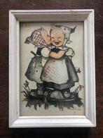 Hummel Prent met Kinderen, Verzamelen, Gebruikt, Ophalen of Verzenden, 1940 tot 1960, Prent