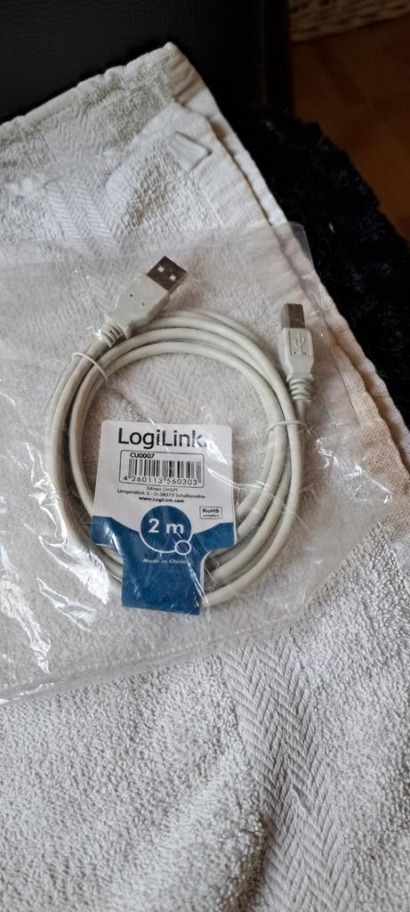 LogiLink 1.8m USB 2.0, Audio, Tv en Foto, Audiokabels en Televisiekabels, Nieuw, Overige kabels, Minder dan 2 meter, Ophalen