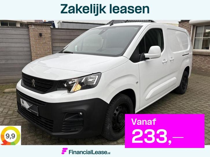 Peugeot Partner L2 1.5 BlueHDI 130pk Automaat|2 Schuifdeuren, Auto's, Bestelauto's, Bedrijf, Lease, Financial lease, ABS, Achteruitrijcamera