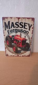 Blikken bord Massey Ferguson 20x30 cm, Ophalen of Verzenden, Nieuw