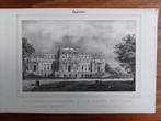 2 / Het Groote Paviljoen In Den Hout Haarlem Litho uit 1839, Antiek en Kunst, Kunst | Litho's en Zeefdrukken, Ophalen of Verzenden