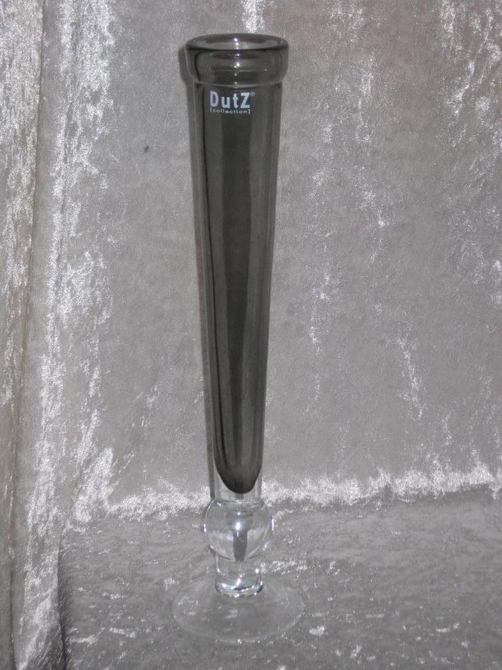 Dutz Collection Steelvaas  Grijs 37 CM, Huis en Inrichting, Woonaccessoires | Vazen, Zo goed als nieuw, Overige kleuren, Minder dan 50 cm